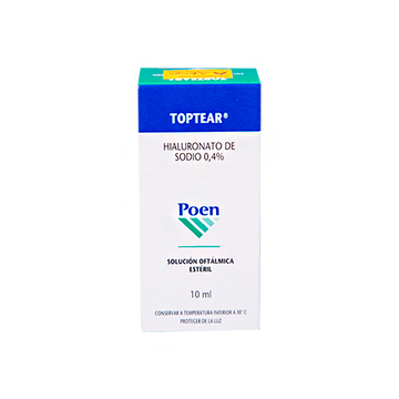 Toptear 0.4% Gotas Oftálmicas 10 ml — Megalabs