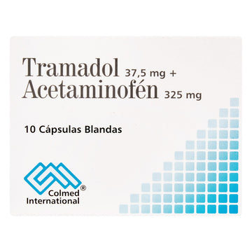Tramadol 37.5mg + Acetaminofén 325mg 10 Cápsulas — Procaps