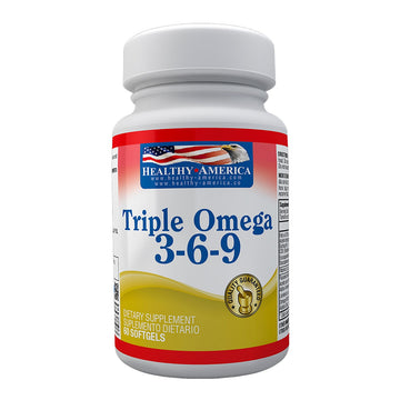 Triple Omega 3-6-9 90 Softgels — Healthy America