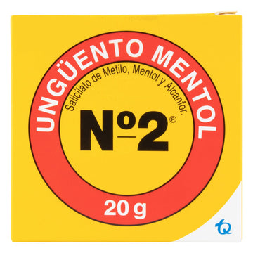 Ungüento Mentol No. 2 salicilato de metilo mentol alcanfor 20 g — Tecnoquímicas