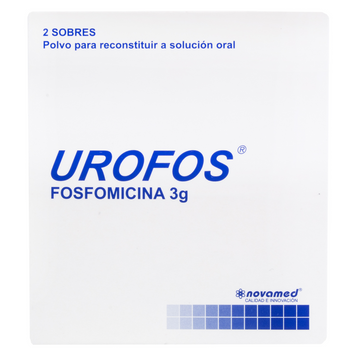 Urofos Fosfomicina trometamol 3g 2 sobres — Novamed