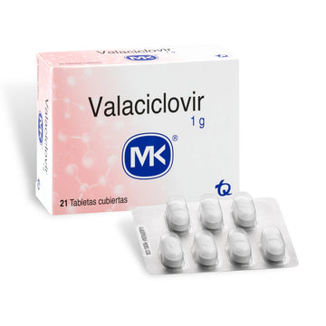 Valaciclovir 1 g 21 tabletas — Tecnoquímicas MK