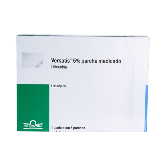 Versatis 5% (Lidocaína) 5 Parches — Grünenthal