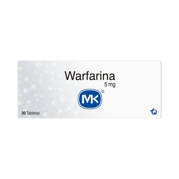 Warfarina 5mg warfarina sódica 30 tabletas — Tecnoquímicas MK