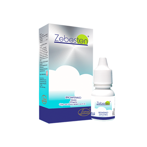 Zebesten bromfenaco solución oftálmica 5 ml — Sophia