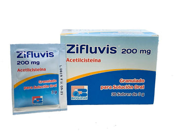 Zifluvis 200mg N-acetilcisteína 30 sobres — Bioquifar